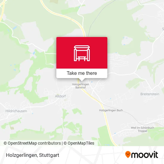 Карта Holzgerlingen