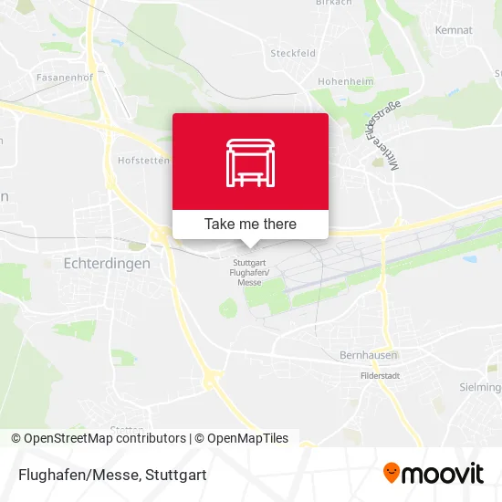 Карта Flughafen/Messe
