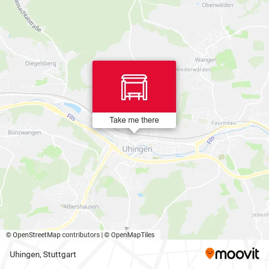 Карта Uhingen