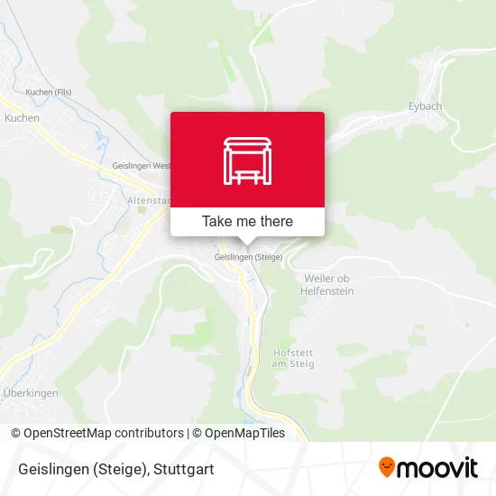 Карта Geislingen (Steige)