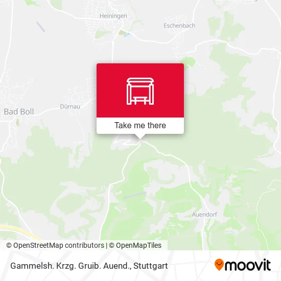 Карта Gammelsh. Krzg. Gruib. Auend.