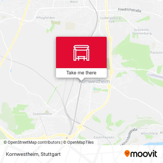 Карта Kornwestheim