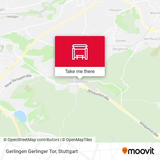 Gerlingen Gerlinger Tor map
