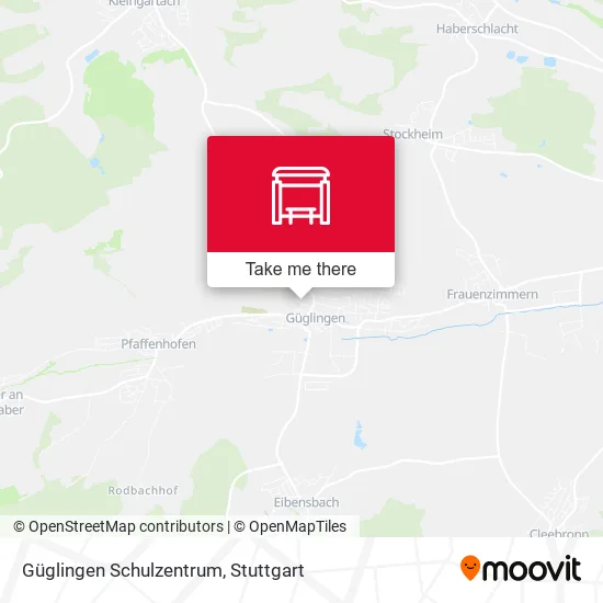 Карта Güglingen Schulzentrum