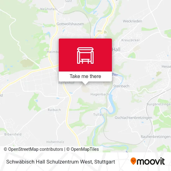 Карта Schwäbisch Hall Schulzentrum West