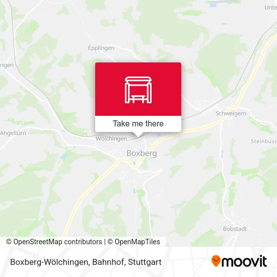 Карта Boxberg-Wölchingen, Bahnhof