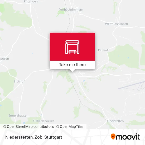 Карта Niederstetten, Zob