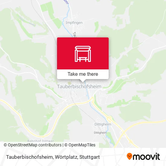Карта Tauberbischofsheim, Wörtplatz