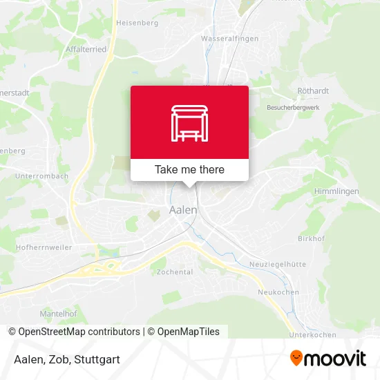 Карта Aalen, Zob