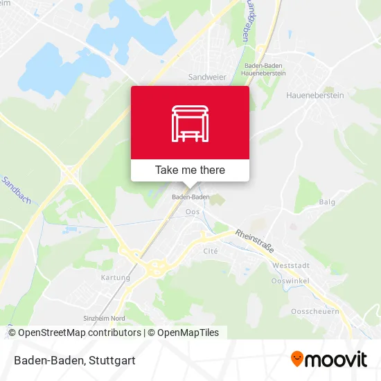 Карта Baden-Baden