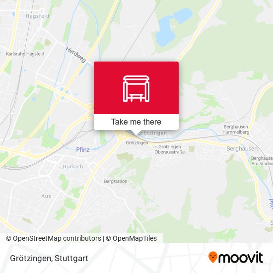 Карта Grötzingen