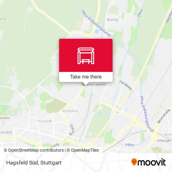 Карта Hagsfeld Süd