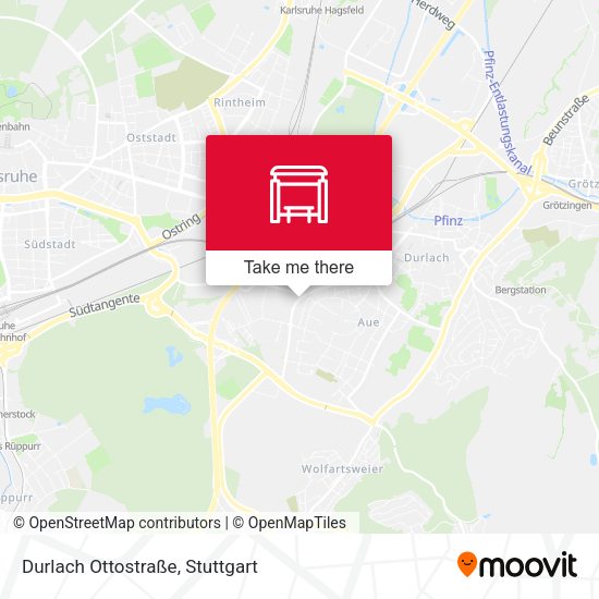 Durlach Ottostraße map