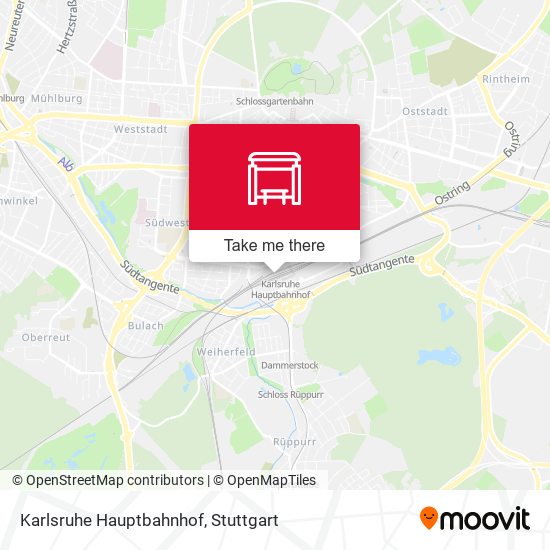 Karlsruhe Hauptbahnhof map