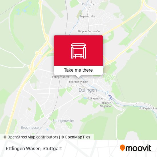 Карта Ettlingen Wasen