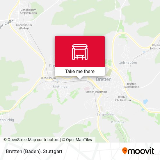 Карта Bretten (Baden)