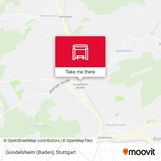 Карта Gondelsheim (Baden)