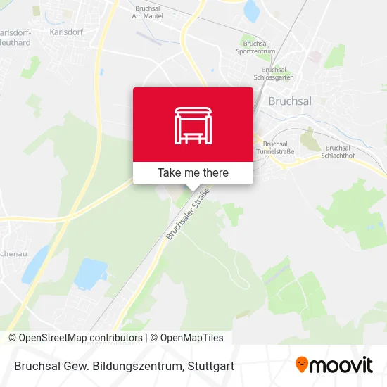 Bruchsal Gew. Bildungszentrum map