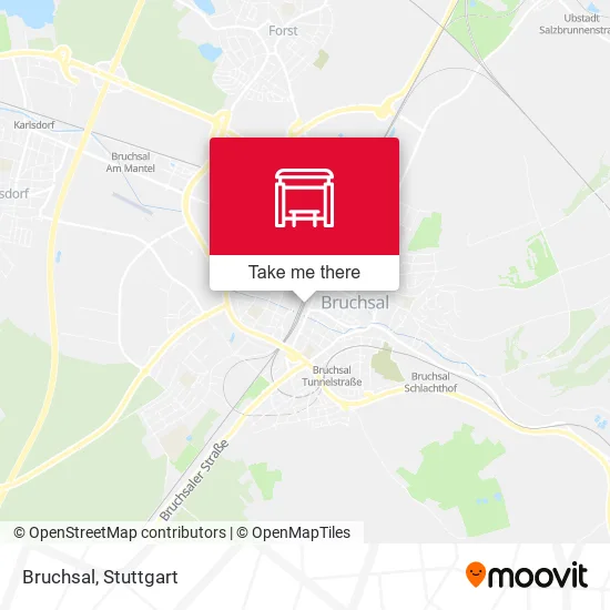 Карта Bruchsal