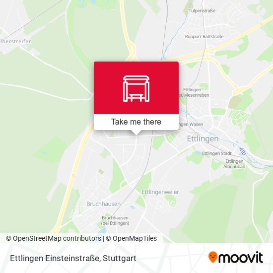 Ettlingen Einsteinstraße map
