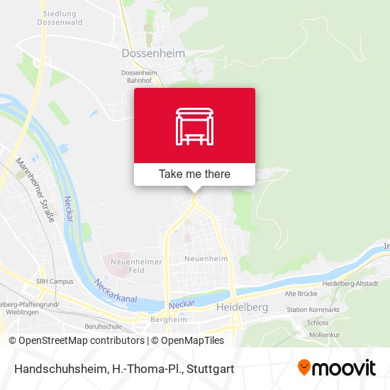 Handschuhsheim, H.-Thoma-Pl. map