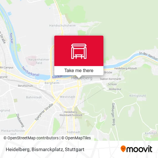 Карта Heidelberg, Bismarckplatz