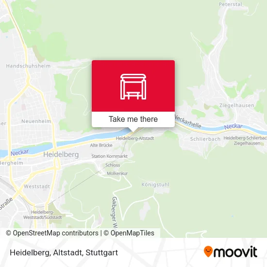 Карта Heidelberg, Altstadt