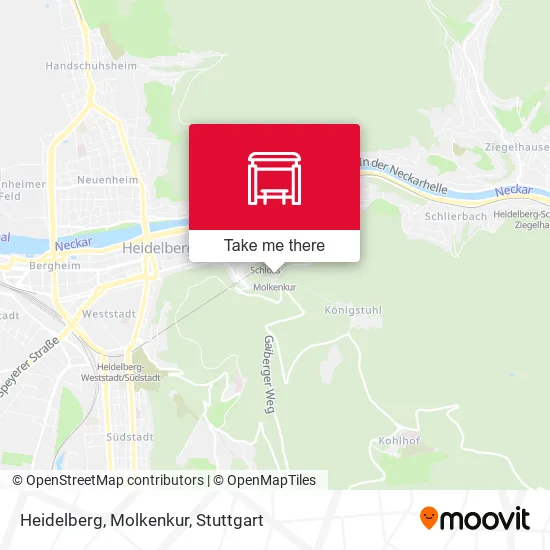 Карта Heidelberg, Molkenkur