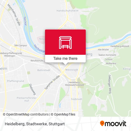Карта Heidelberg, Stadtwerke