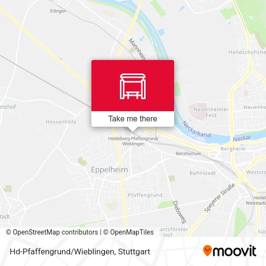 Карта Hd-Pfaffengrund/Wieblingen