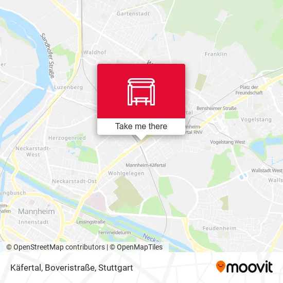Карта Käfertal, Boveristraße