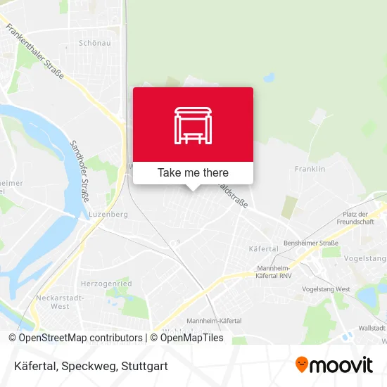 Карта Käfertal, Speckweg