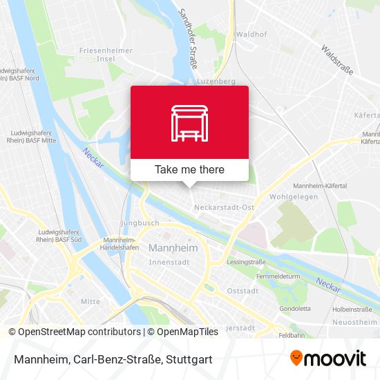 Карта Mannheim, Carl-Benz-Straße