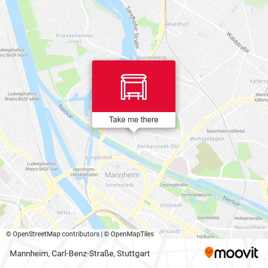 Карта Mannheim, Carl-Benz-Straße