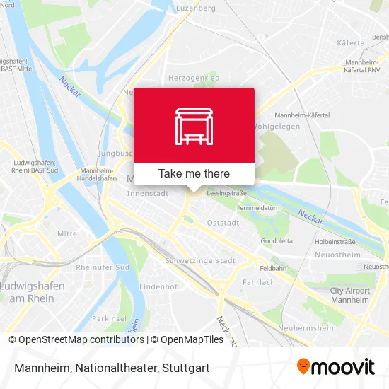 Карта Mannheim, Nationaltheater