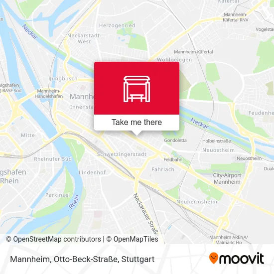 Карта Mannheim, Otto-Beck-Straße