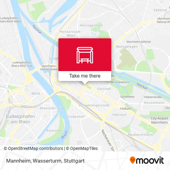 Карта Mannheim, Wasserturm