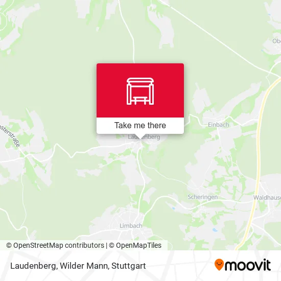 Laudenberg, Wilder Mann map