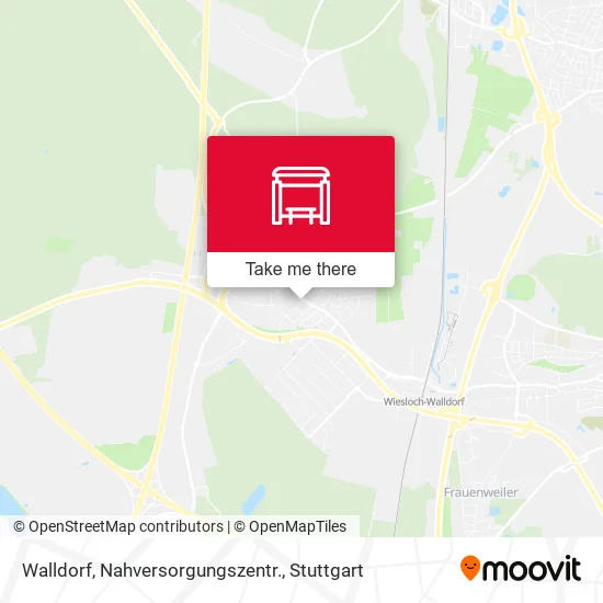 Карта Walldorf, Nahversorgungszentr.