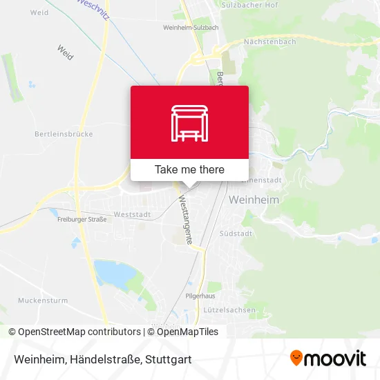 Карта Weinheim, Händelstraße