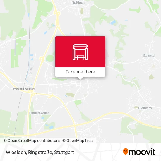 Карта Wiesloch, Ringstraße