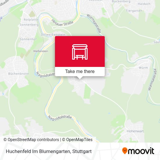Карта Huchenfeld Im Blumengarten