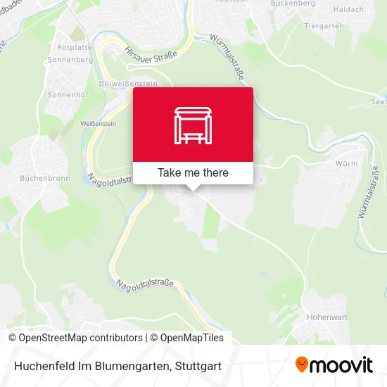 Карта Huchenfeld Im Blumengarten