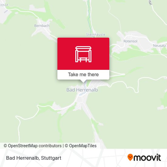Карта Bad Herrenalb