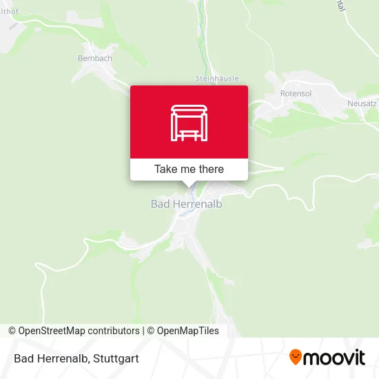 Карта Bad Herrenalb