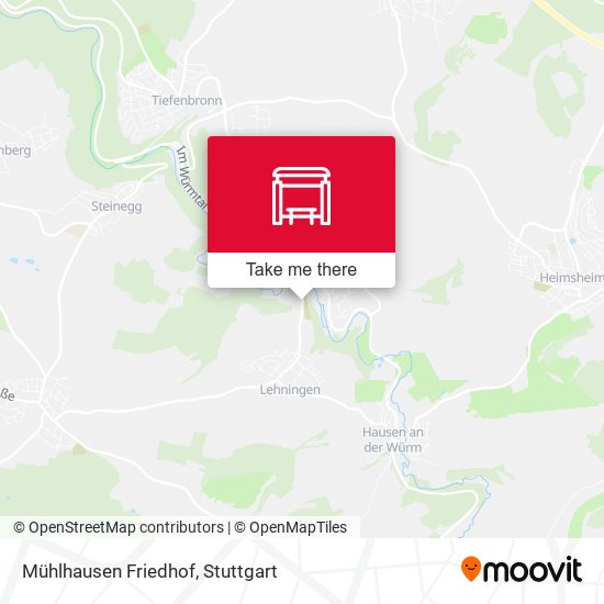 Mühlhausen Friedhof map