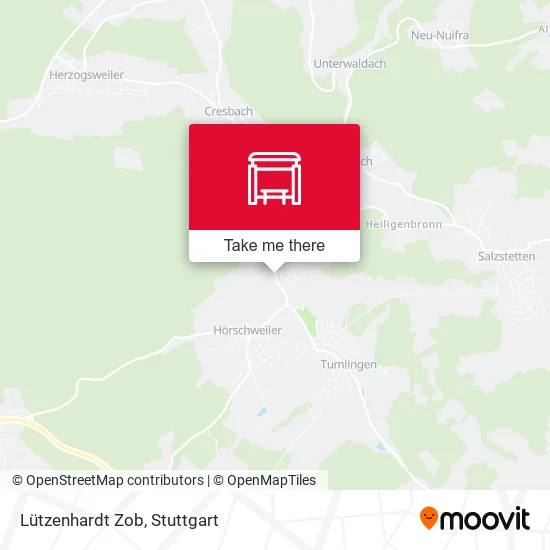 Карта Lützenhardt Zob