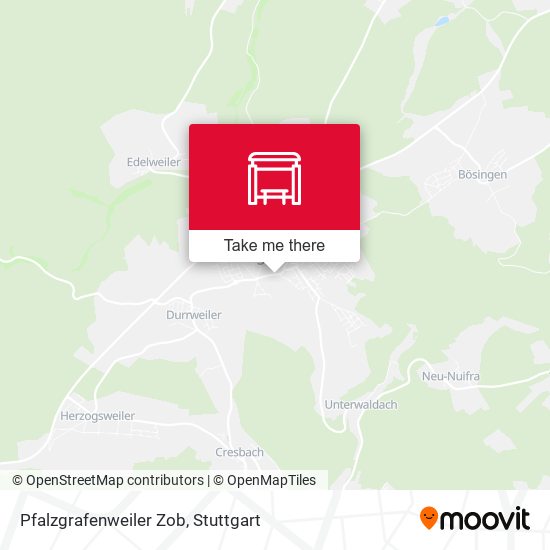 Карта Pfalzgrafenweiler Zob