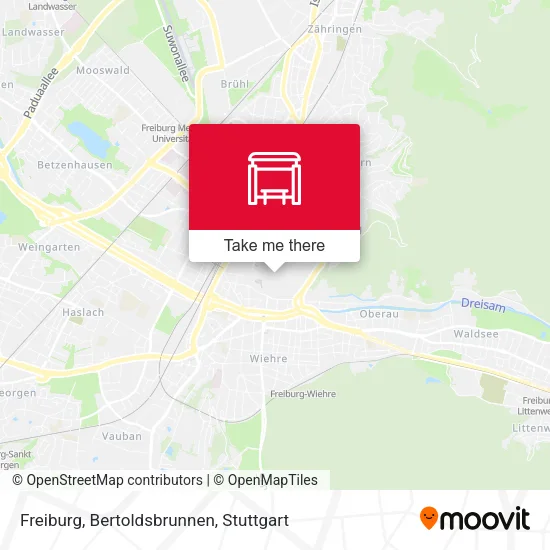 Карта Freiburg, Bertoldsbrunnen