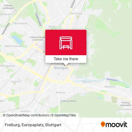 Карта Freiburg, Europaplatz